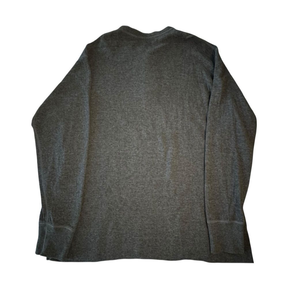 L.L. Bean Charcoal Two Layer River Driver's Shirt Henley Traditional Fit Size XL - Picture 3 of 7